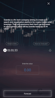 Example of value questions on Cindicator / Cindicator